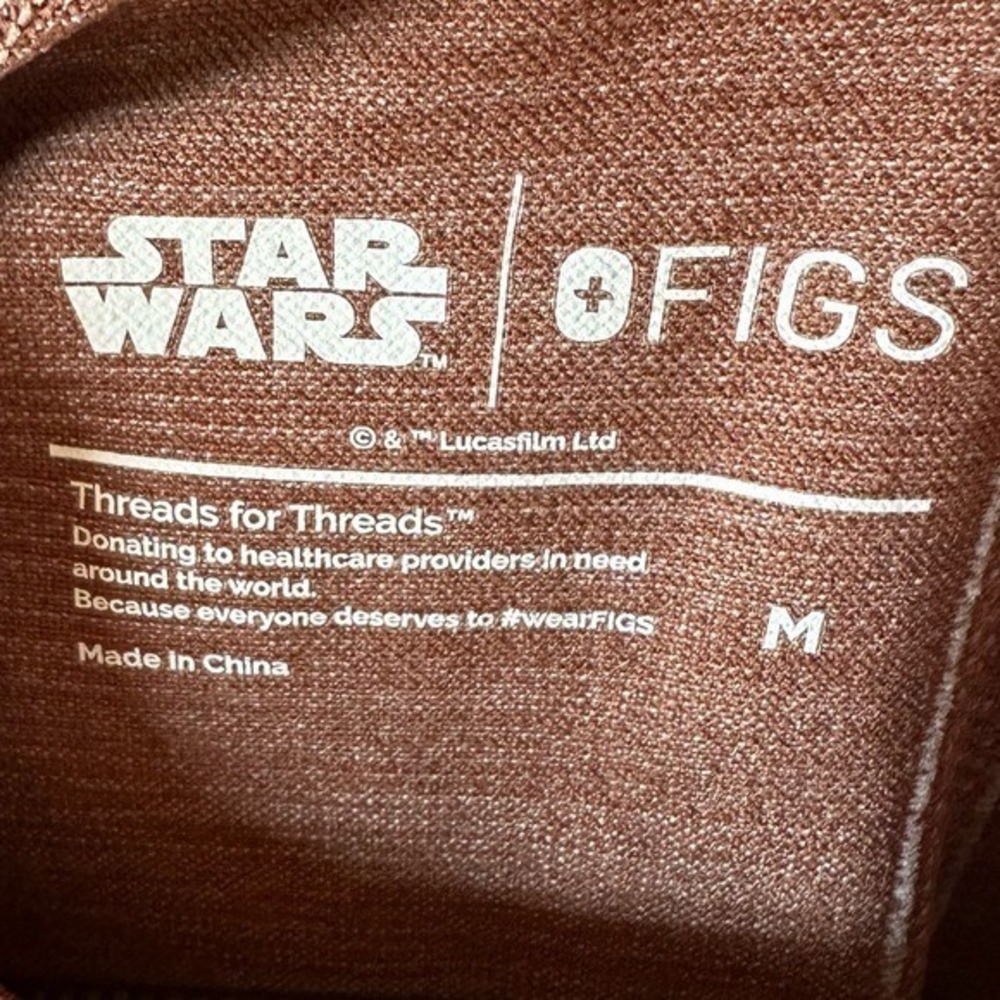 Figs x Star Wars Ortovox 230 Long Sleeve Women's Merino Wool Underscrub - Picture 4 of 5